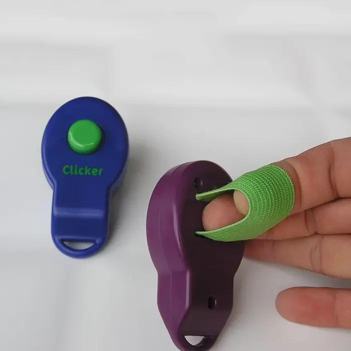Nouveau anneau Clicker animal de compagnie hochet formateur Clicker formation hochet formation sondeur anneau anneau animal de compagnie Buzzer formateur chien